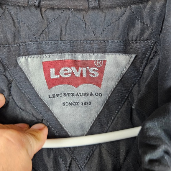 Levi Strauss‎ Co Mens Gray Cotton Utility Field Jacket Size M - Picture 5 of 10
